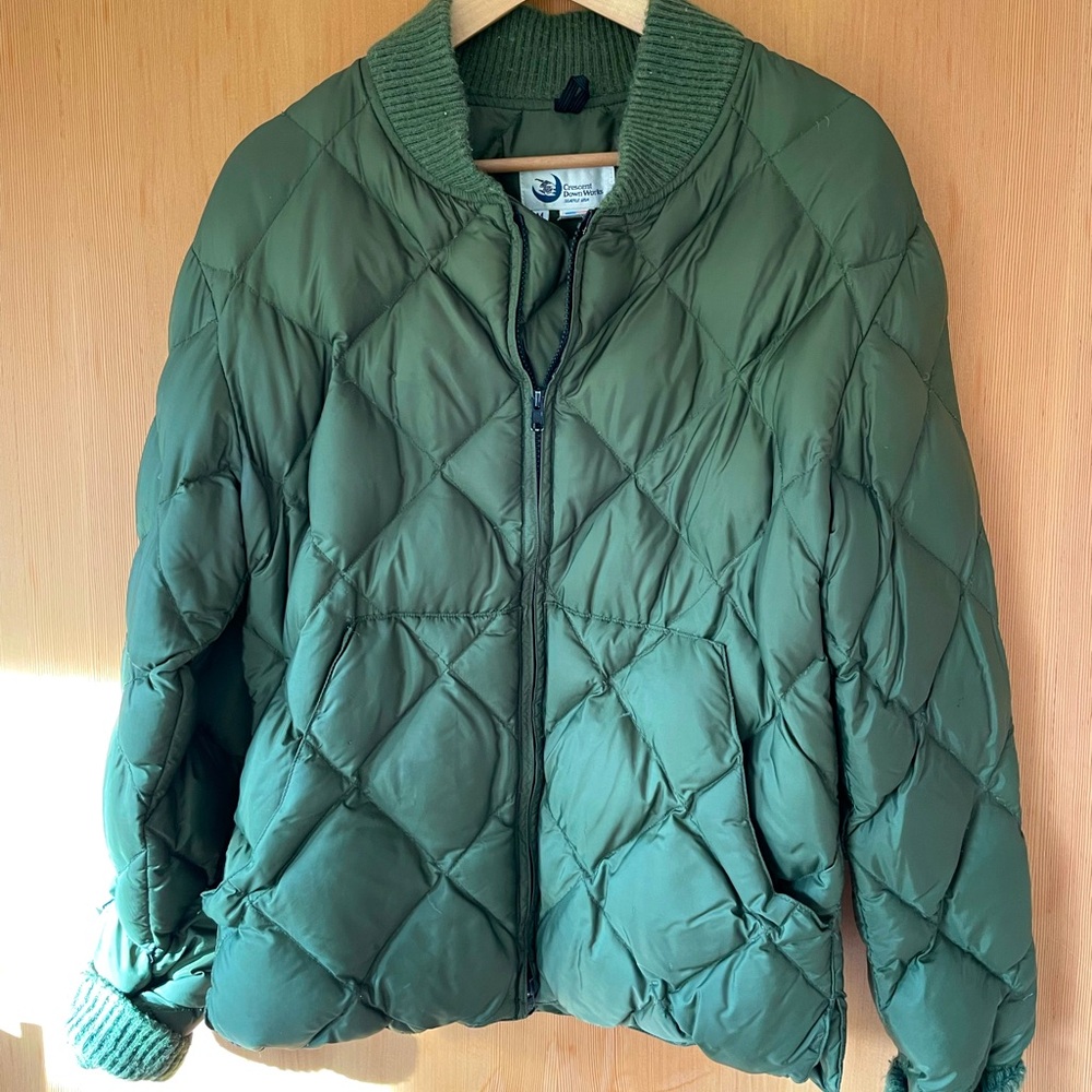 Vintage Crescent Down Works Jacket Coat, M